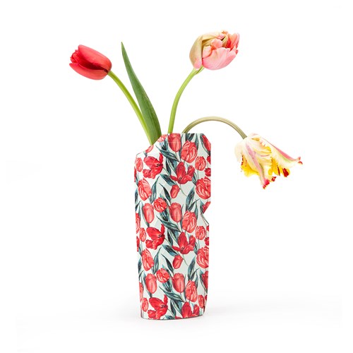 Paper Vase Tulips - Small